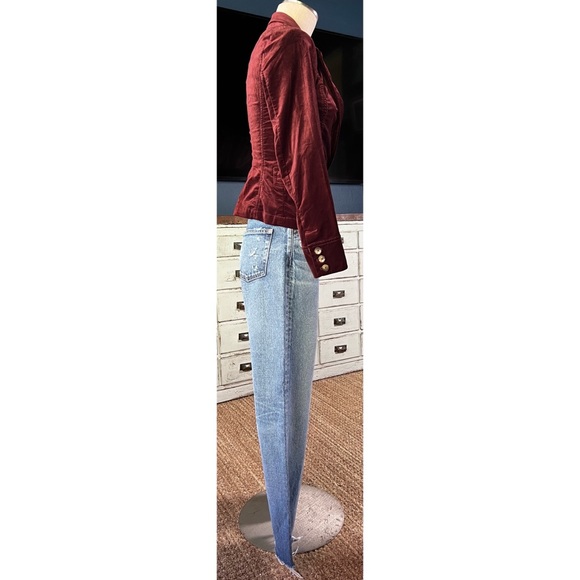 Anthropologie Velvet Blazer Size 6 RUNS SMALL - Picture 5 of 16